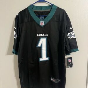 Nike on Field Black Philadelphia Eagles Jalen Hurts NFL Jersey NWT Size M